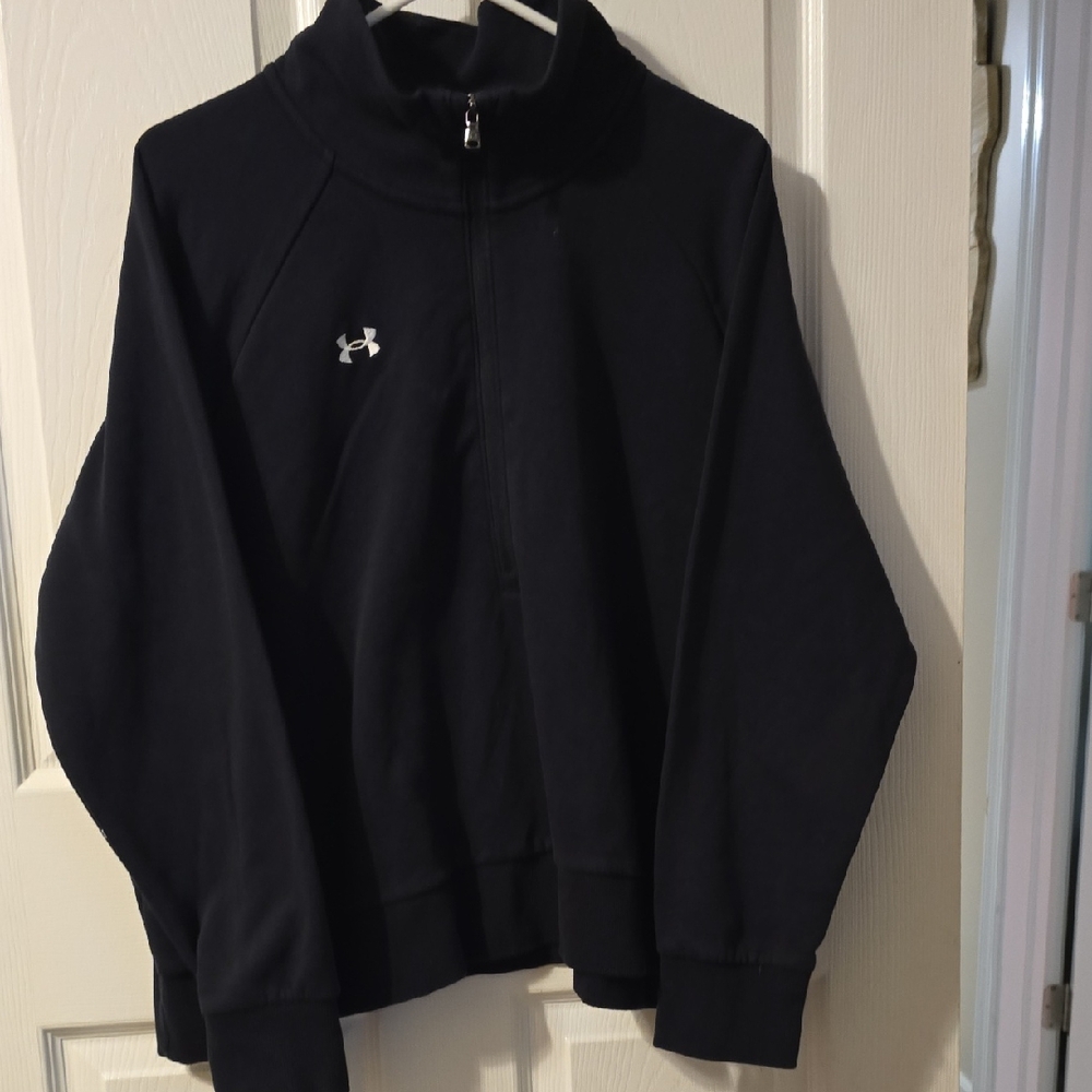 Under Armour Black 1/4 Zip Jacket